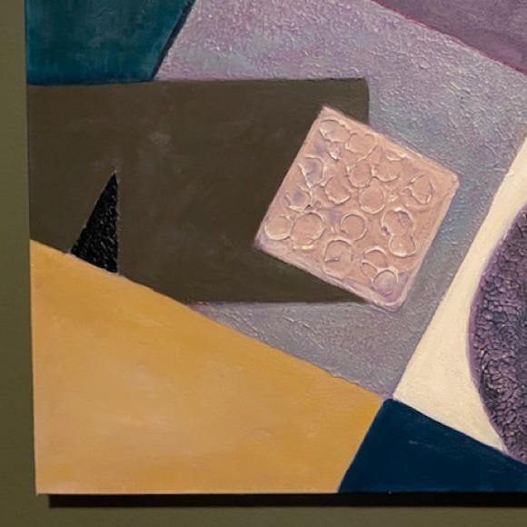 “Square Everywhere” One of a kind Oil Painting - Picture 4 of 9